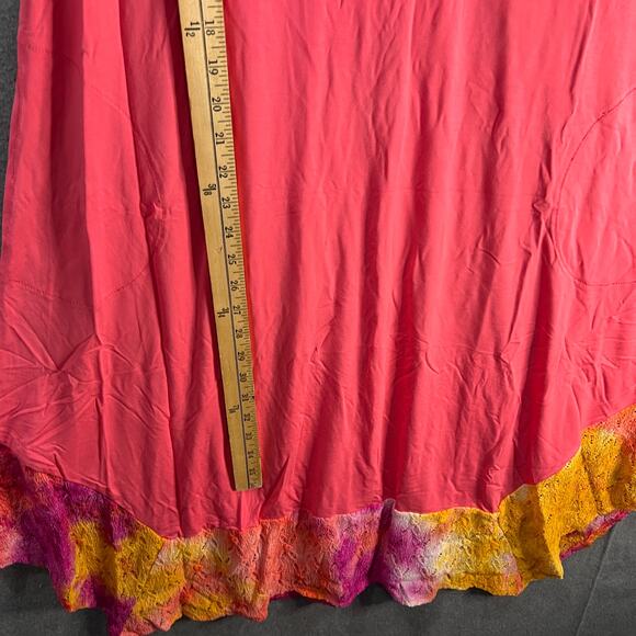 LOGO by Lori Goldstein Dress with Tie-Dye He Sunkissed Coral, X-Small - Picture 8 of 16